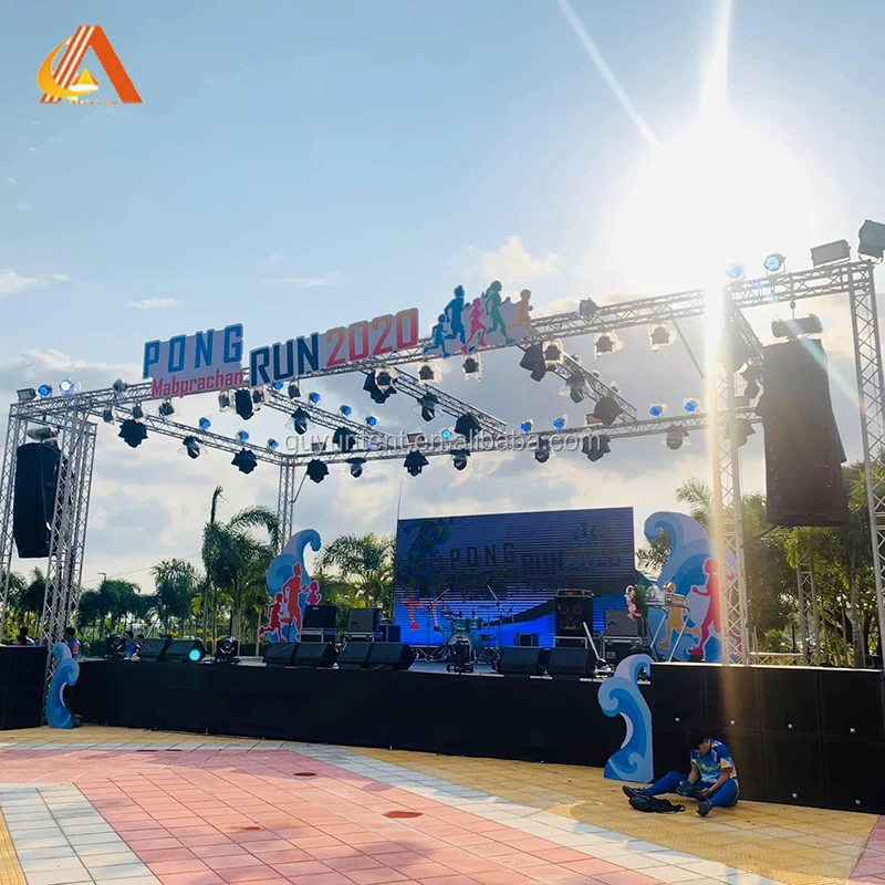 Portable Event Stages  Aluminum Stage for Concert Event 1.22*1.22m  1*2m Outdoor Performance Stage Platform