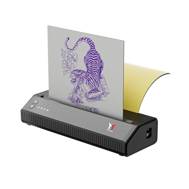 MHT-P8008 MIni Wireless Portable  A4 Size Tattoo Stencil Copier Printer Thermal Tattoo Printer
