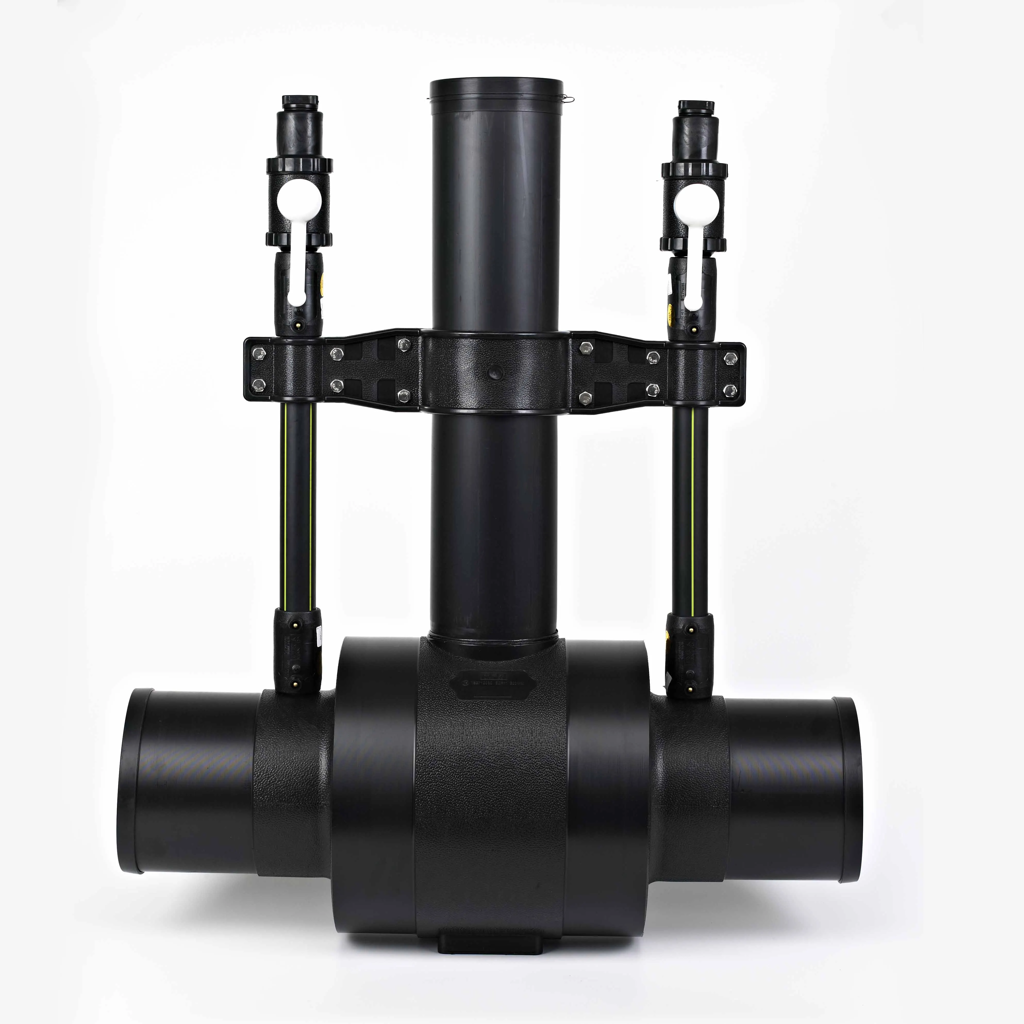High Quality round Head PE Ball Valve for Gas Supply Welding Connection Factory Discounted from Chinese Factory
