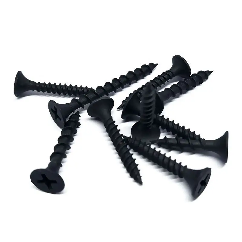 Wholesale Thread Black Phosphate Flat Bugle Head Gypsum Board Drywall Screw for drywall phillips black Self Tapping Screw