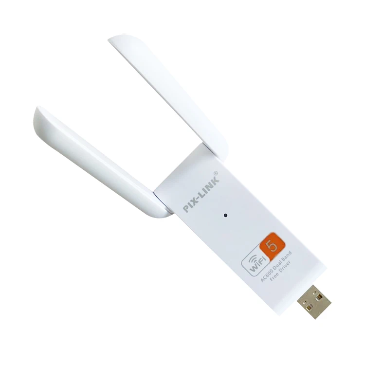  PIX-LINK высокомощный 600 Мбит/с Бесплатный драйвер Android Usb Wi-Fi-ключ карта Wi-Fi беспроводной сетевой адаптер Белый компьютер OEM