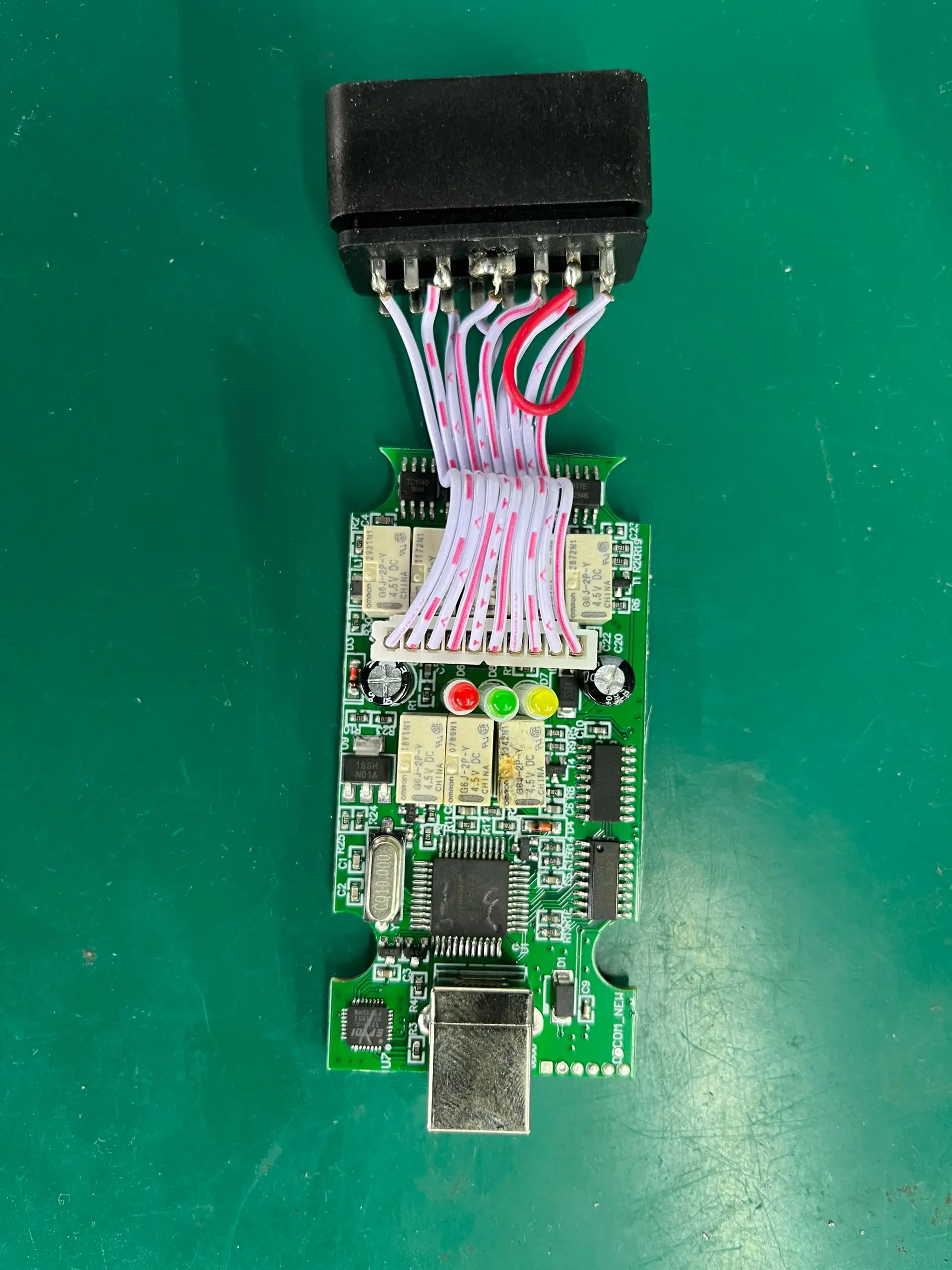 Real OPCOM V1.95/V1.70 For Opel flash Update firmware PIC18F458 CAN BUS OBD OBD2 OP COM 1.95 1.70