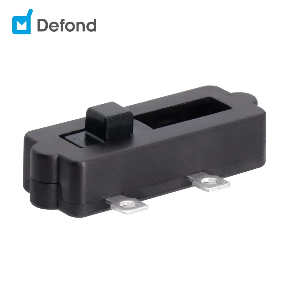 defond manufacturer 4pin position silding switch 125VAC 250VAC 8A 4A CSJ-1308-BBH32-02R T85 1P3T slide switches