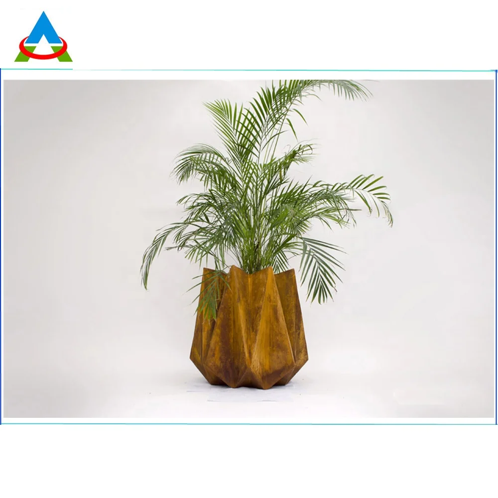 Экологически чистый цветочный горшок Промышленный Металлический посадочное растение деревья украшение бонсай для балкона