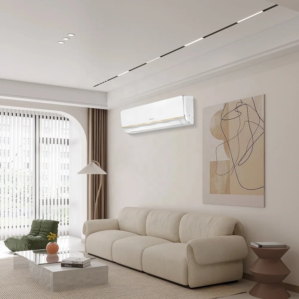 low cost 2500W China Factory Fix speed Air conditioner European standard SEER R32 Refrigerant air conditioner ac with low MOQ