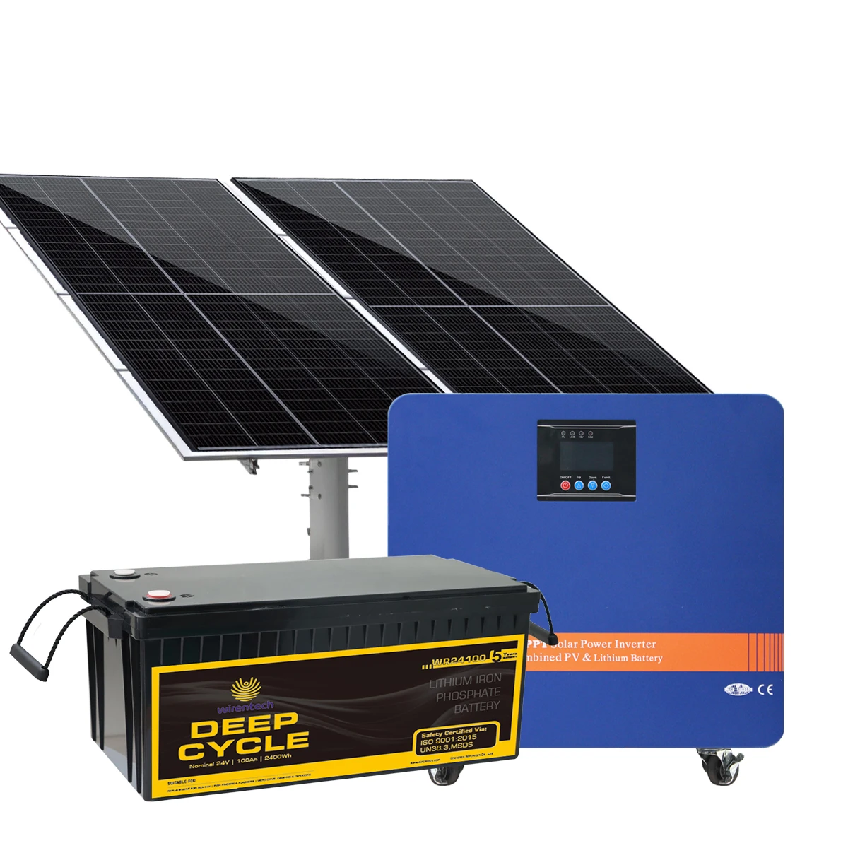 Wirentech UL1973 Verified IEC62619 Lithium 12.8V 100Ah 1280wh Dual Purpose LiFePO4 Battery Pack for Boat Trolling Motor Marine