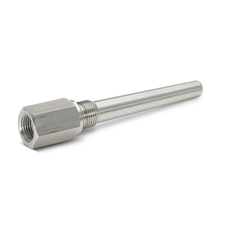Custom CNC Machining Stainless Steel Brass Thermowell for Temperature Sensor Probe