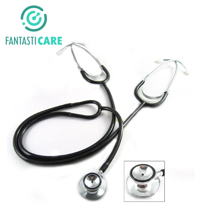 Новый дизайн 2021, двухсторонний стетоскоп из алюминиевого сплава с двумя головками