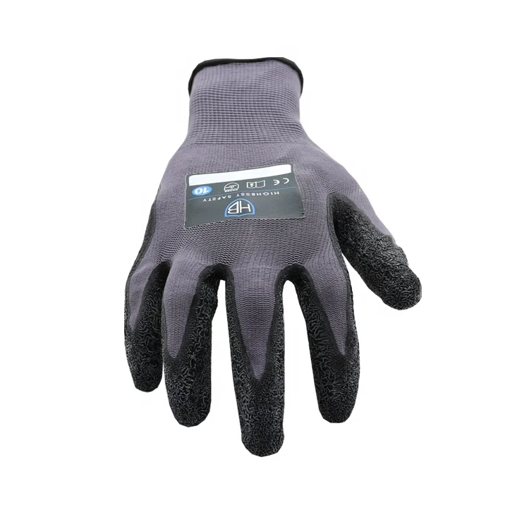 Industrial Latex Coated Work Gove CS L312G Nylon Latex Glove Multipurpose Garden Gloves working gloves manufacturer