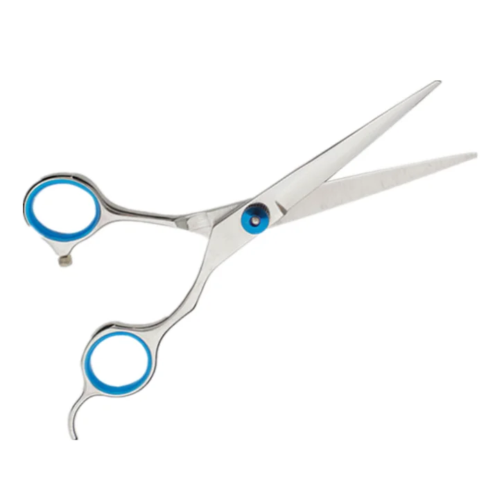 Beauty Hair Scissors Professional Barber Set Silver Customized Tools