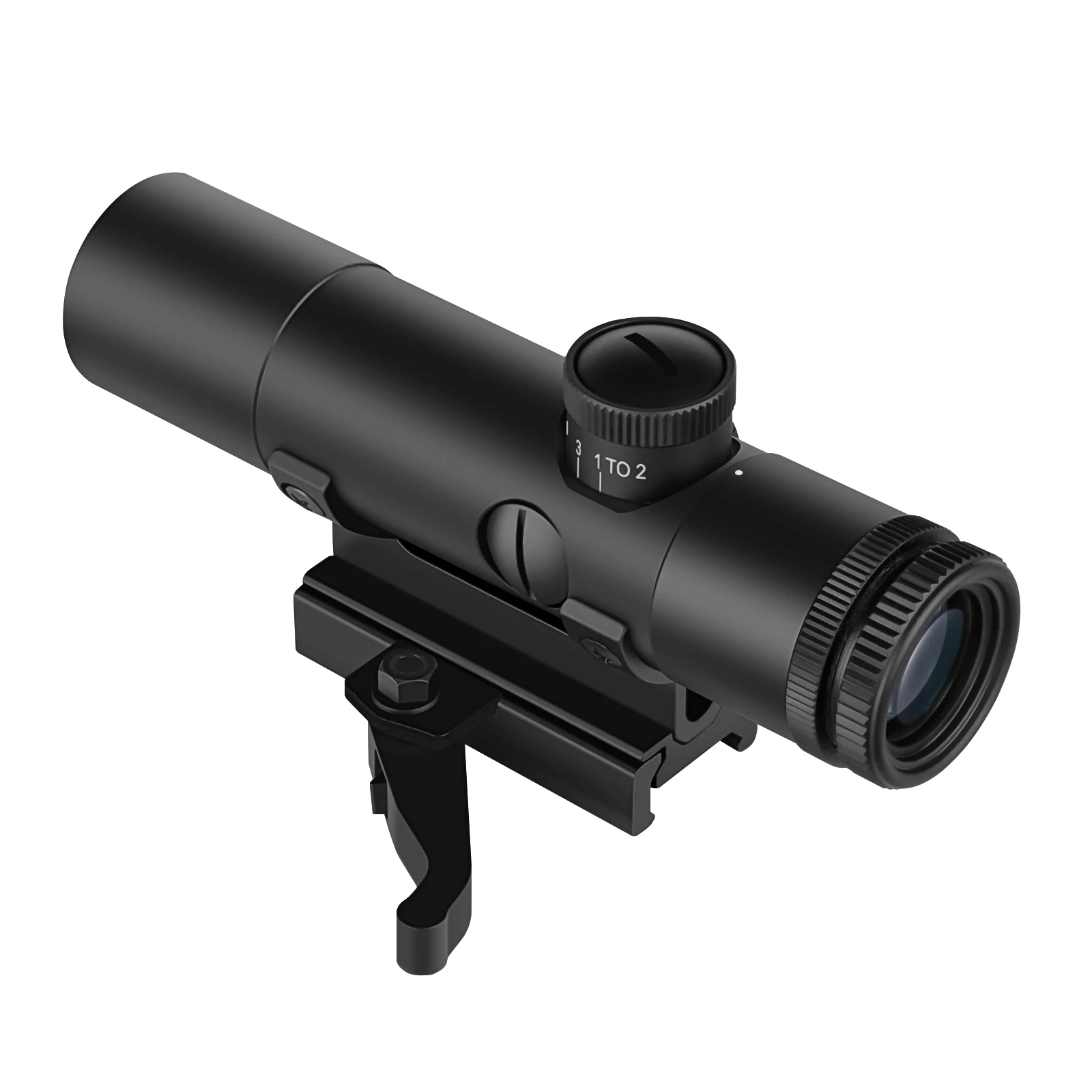 4x20 Illuminated Duplex Optics Tactical Scope for Hunting with Quick Release