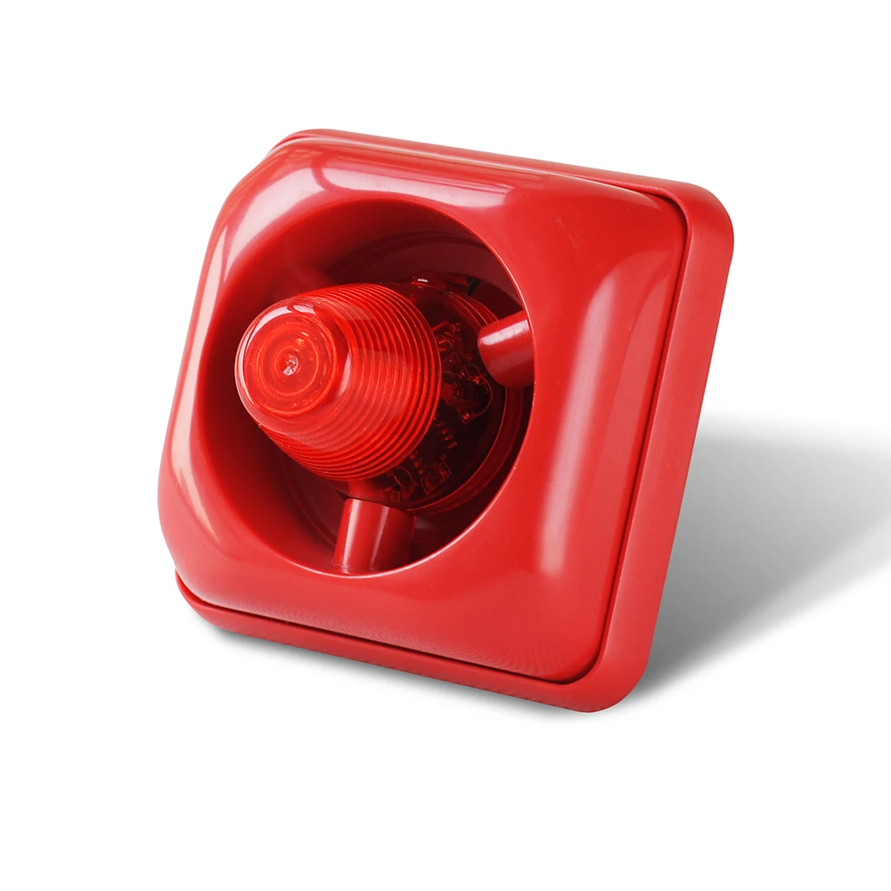 DC 24V High Sound Volume Conventional Fire Alarm Sounder For Non-Addressable Fire Alarm System Emergency Evacuation