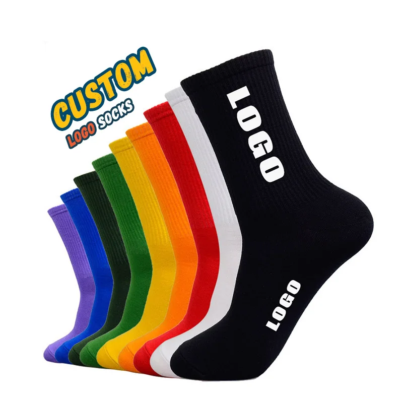 Оптовая продажа, производитель носков, индивидуальный дизайн логотипа, хлопковые с подушечками, вязаные носки