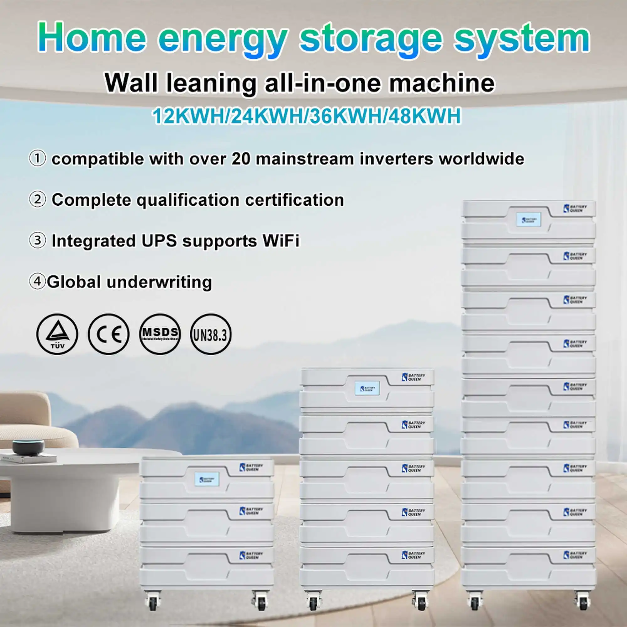 whole house off grid new power energy system Lifepo4 battery 6kw 12kwh 24kwh solar generators system kit complete set for home