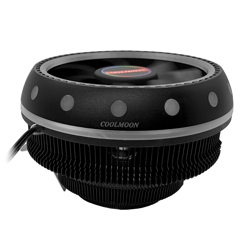 Кулер для ЦП COOLMOON UFOX RGB 12 В уникальный внешний вид автоматический цветной охлаждающий процессор радиатор