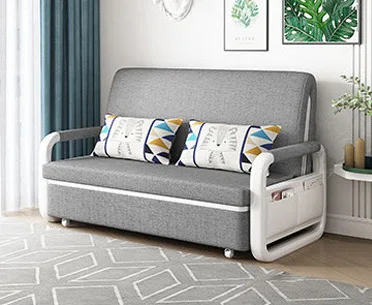 Modern  Living Room Multifunctional Simple Single Double Folding Sofa Bed with Storage