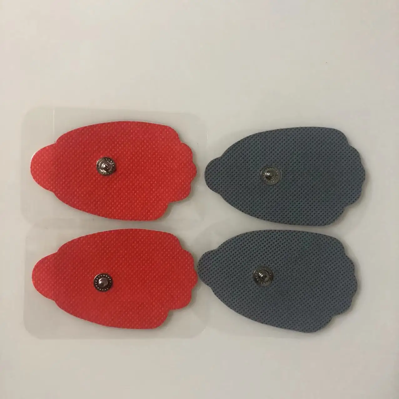 self-adhesive silicone non-woven physiotherapy electrode massage patch medical electrode tens snaps electrode pads