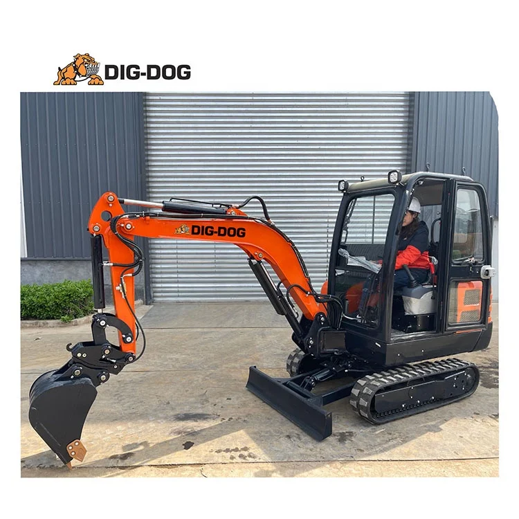 2.5T compact excavator hydraulic pilot operation Manual automatic mini digger excavation machines