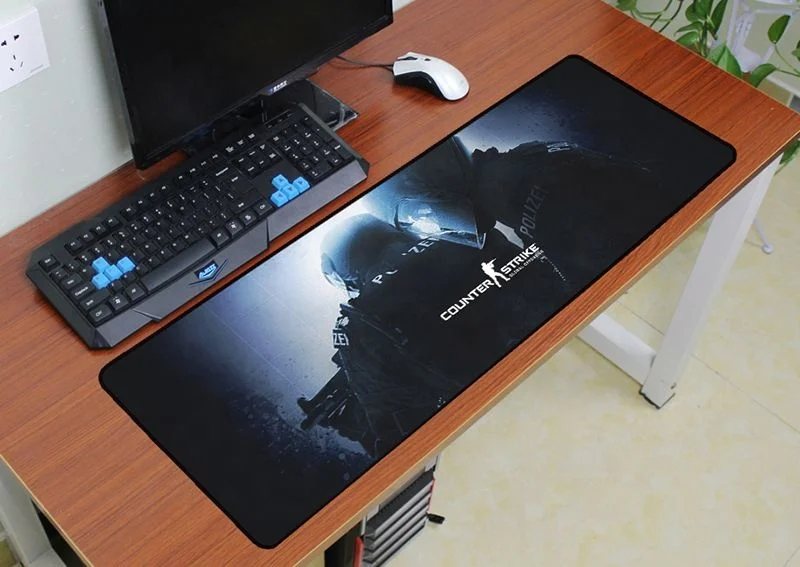 Kelida high quality rubber sheet material mouse pad cs go cartoon rubber gaming mouse pad