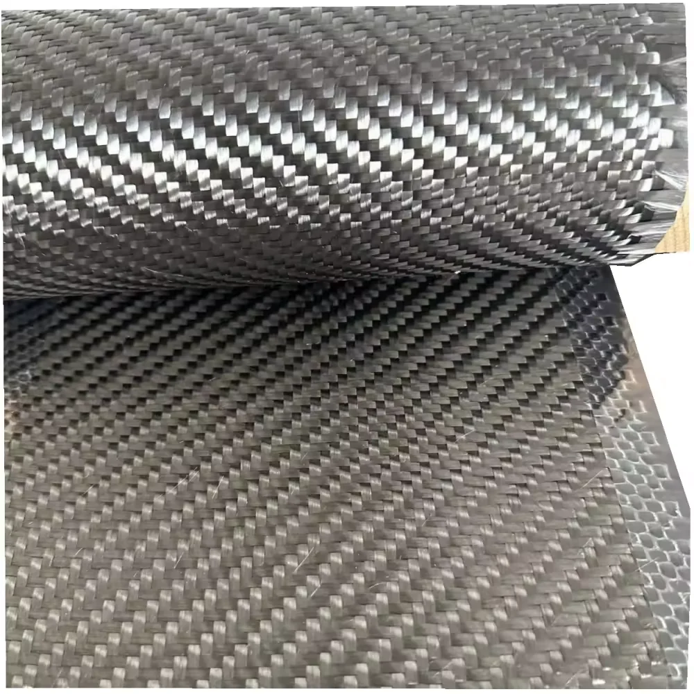 China Factory 12k 600g Plain Twill Weave Carbon Fiber Fabric