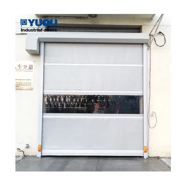 Waterproof Automatic PVC Fabric Fast Action Air Shower High Speed Door