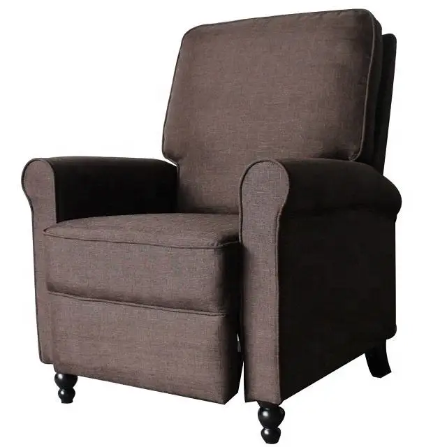 New Product Modern Style Customized Leather Massage Manual Push Back Recliner Chair