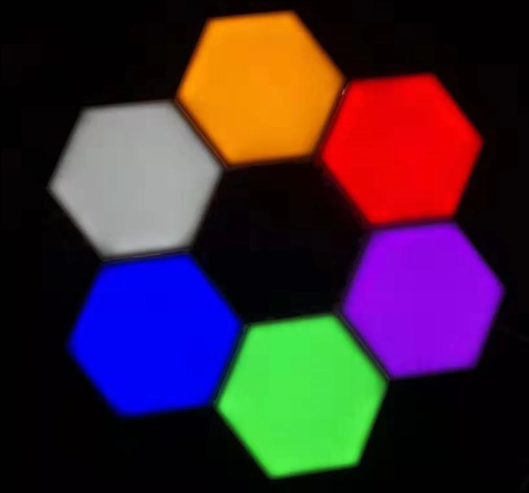 Led Lamps Touch Sensitive Lighting Magnetic Creative Decoration Wall Quantum 3d Night