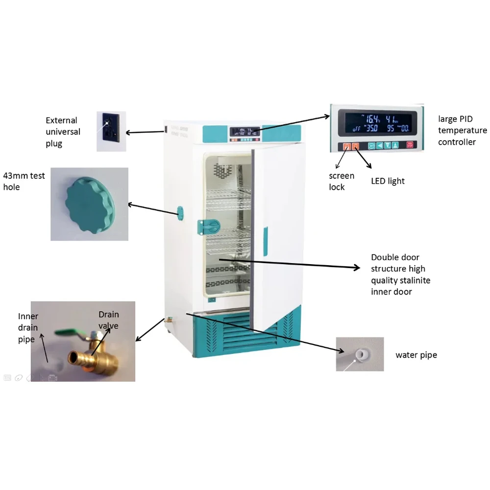 IKEME Lab constant temperature and humidity test chamber laboratory environmental climatic chamber microbiology bod incubator