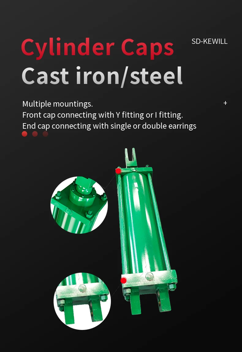 Factory Hot Sale Cylinder Pneumatic 160mm Bore Iron/Aluminum Pneumatic Cylinder Double Acting