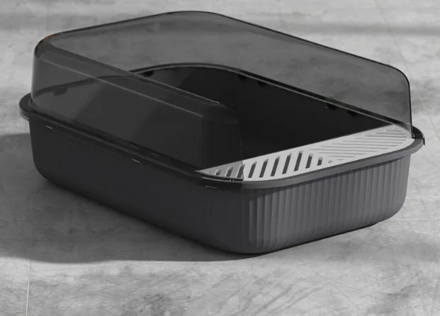 Factory Wholesale High Quality Custom Logo Reusable Cat Litter Box Cat Open Litter Box Detachable Easy To Clean Toilet for Cat