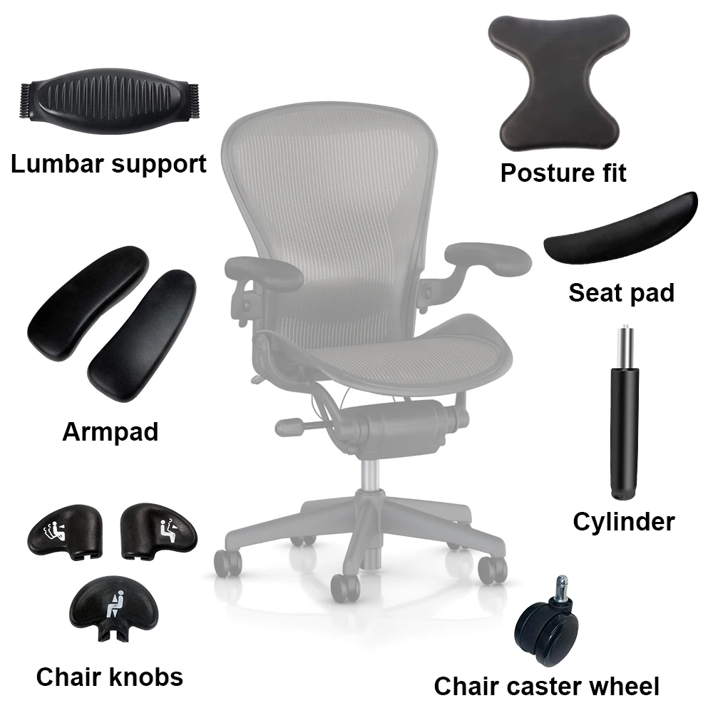 KEDE Hot Selling Hydraulic Adjustable Office Chair Accessories Gas Pump Gas Piston Office Chair Components of Gas Lift