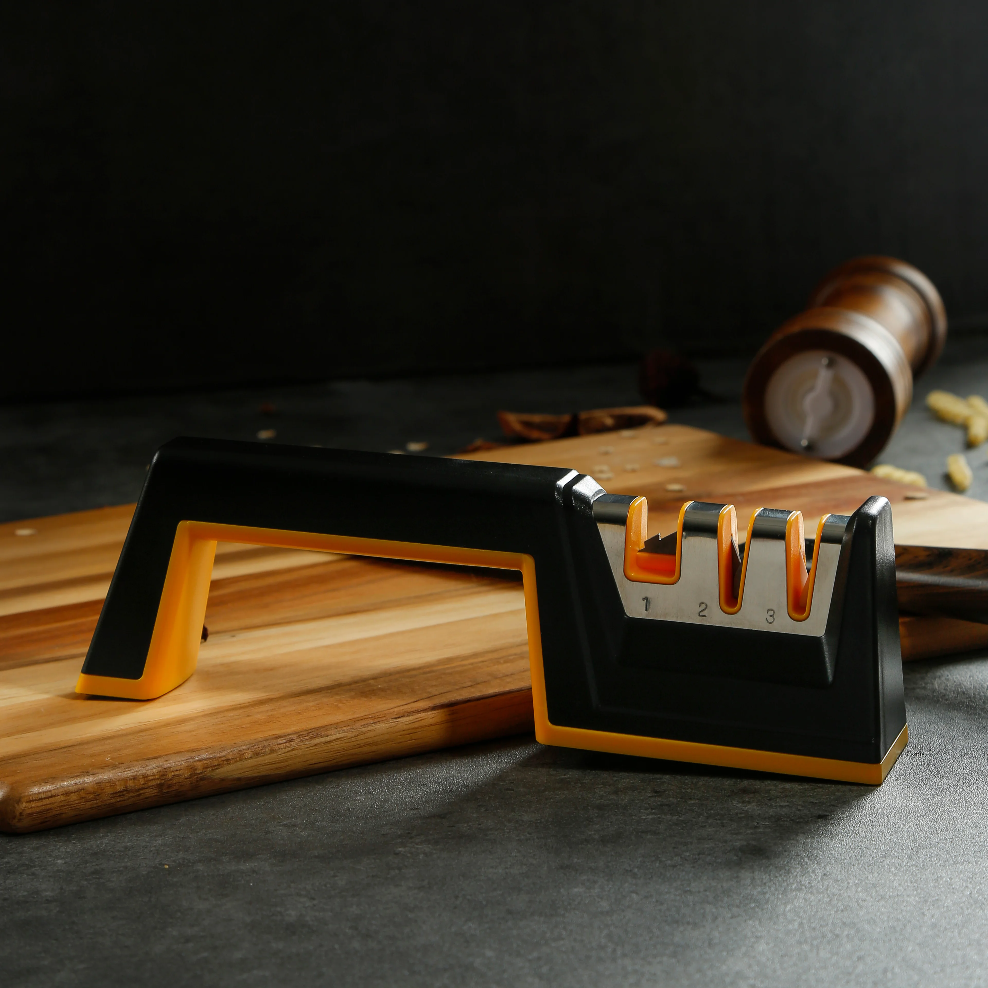 Multi-function 3 Stages Type Quick Knife Sharpen Tungsten Steel for Kitchen Knives Accessories Tools  Knife Sharpener