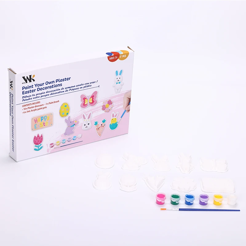 Customizable plaster craft for painting wholesale plaster figurines to paint plaster painting set