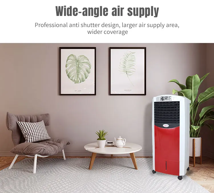 12V DC evaporative rechargeable air cooler fan with 15L water tank air cooler