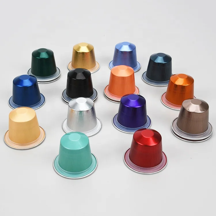 Одноразовые капсулы для кофе nespresso пустые капсулы с крышкой из алюминиевой фольги капсулы nespresso совместимые с nespresso капсулы кофейные капсулы