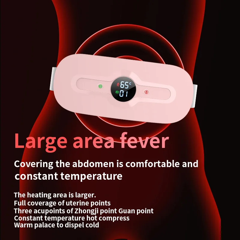 Lady Heating Warm Palace Belt Waist Menstrual Pad