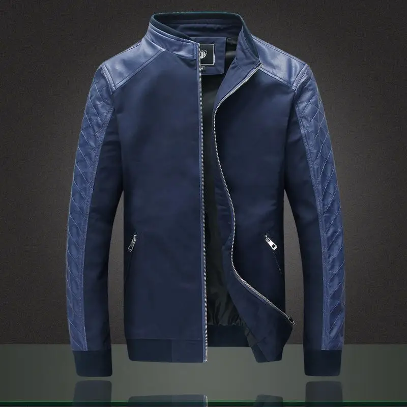 China Manufacturer Vintage Eco Leather Jacket For Men Low Price