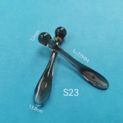 77 мм Косметическая ложка для лица, косметическая лопатка, ложка для лица и крема для глаз, шпатели, косметические инструменты для макияжа