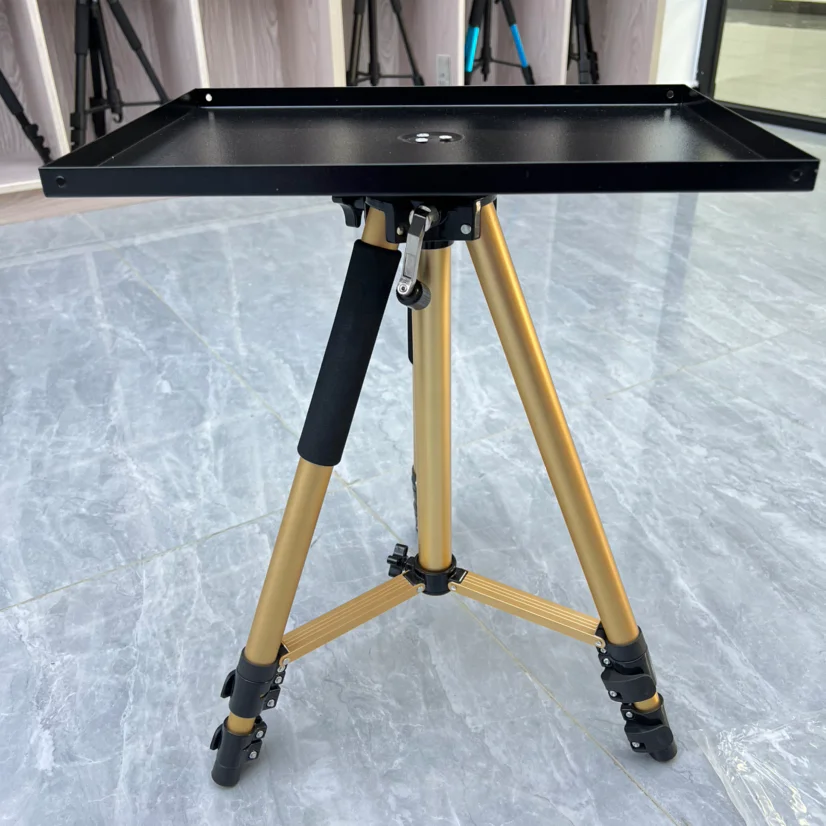 round tube projector tripod stand professional foldable projector laptop floor stand tripod for office home