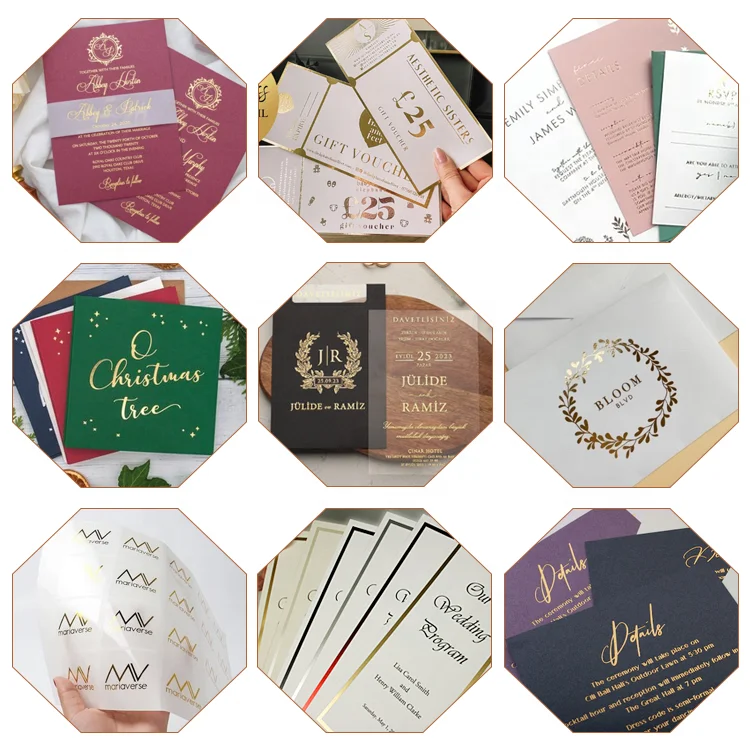 High Quality AMD360D Digital Foil Printing Machine for Papers Stamping Design