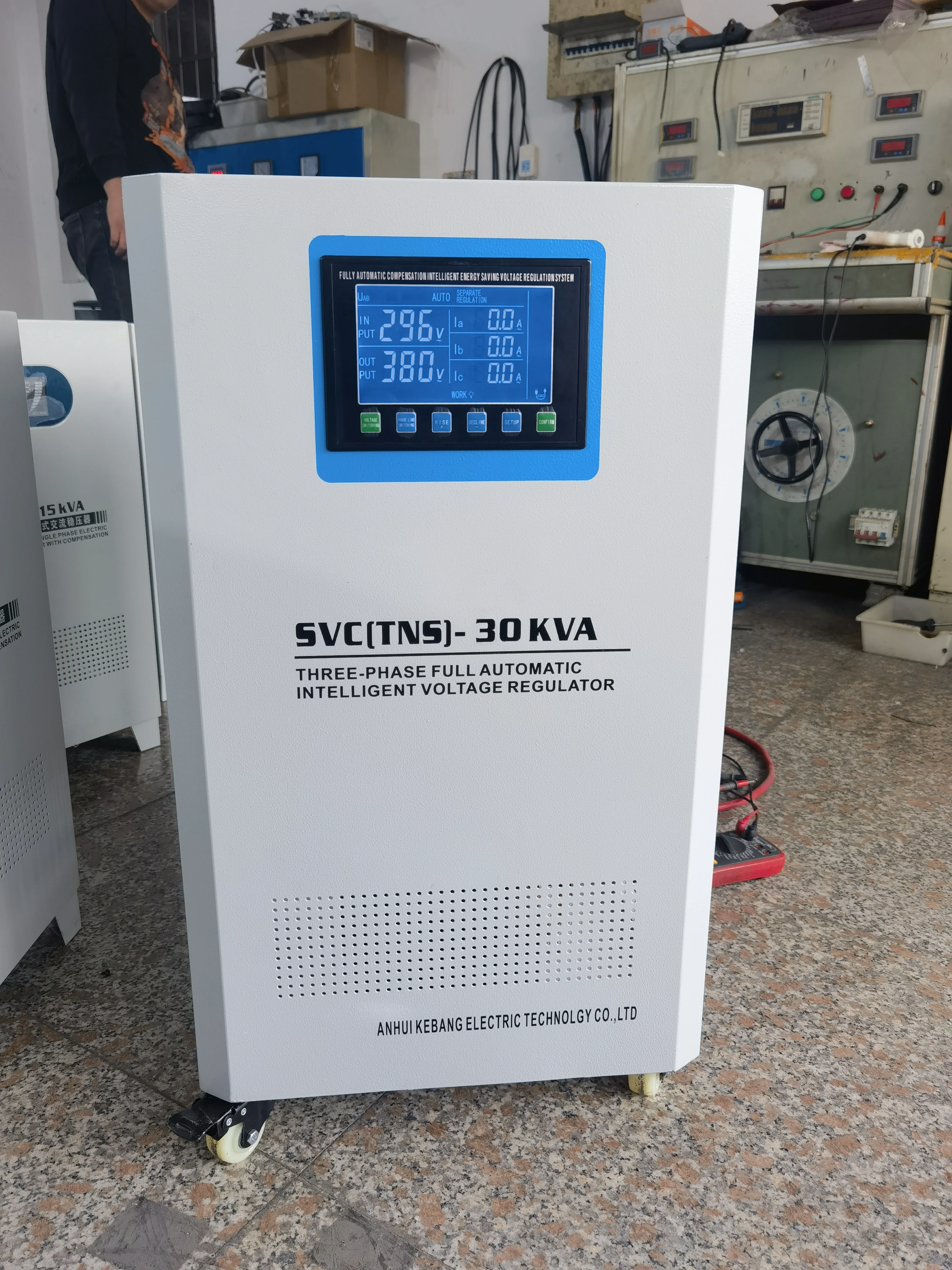 Three Phase Tns-9kva 15kva 30kva 50kva Automatic Power Voltage Regulator Stabilizer  Voltage Regulator
