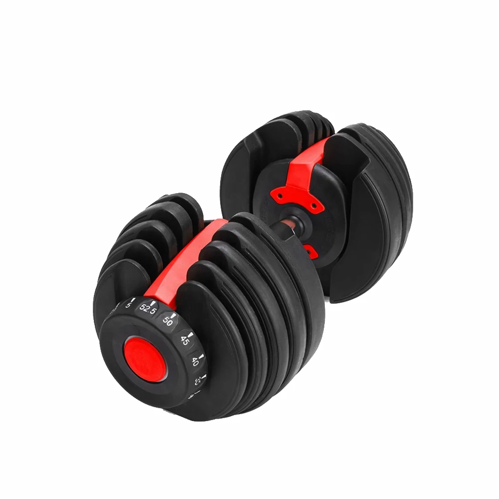Gym Fitness Man Power Weight Lifting Training 40kg Quick Automatic Adjustable Dumbbell Set