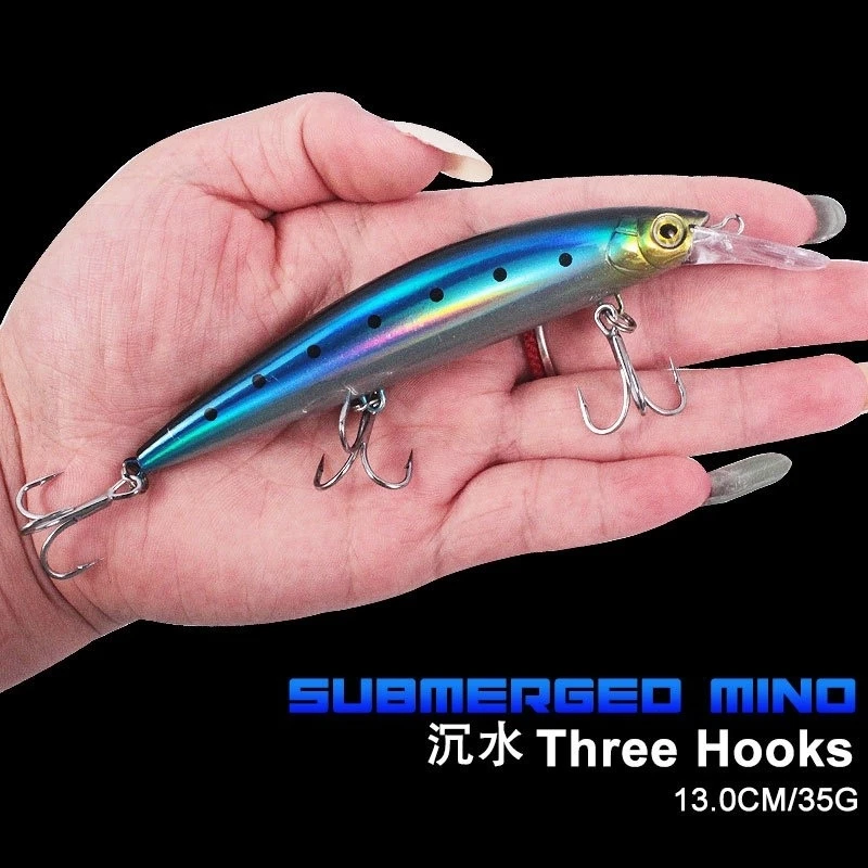 Wholesale 14g/24g/35g Fishing Minnows Bait Bait Peche Senuelo de Pesca um Pan Sea Fishing Repalas