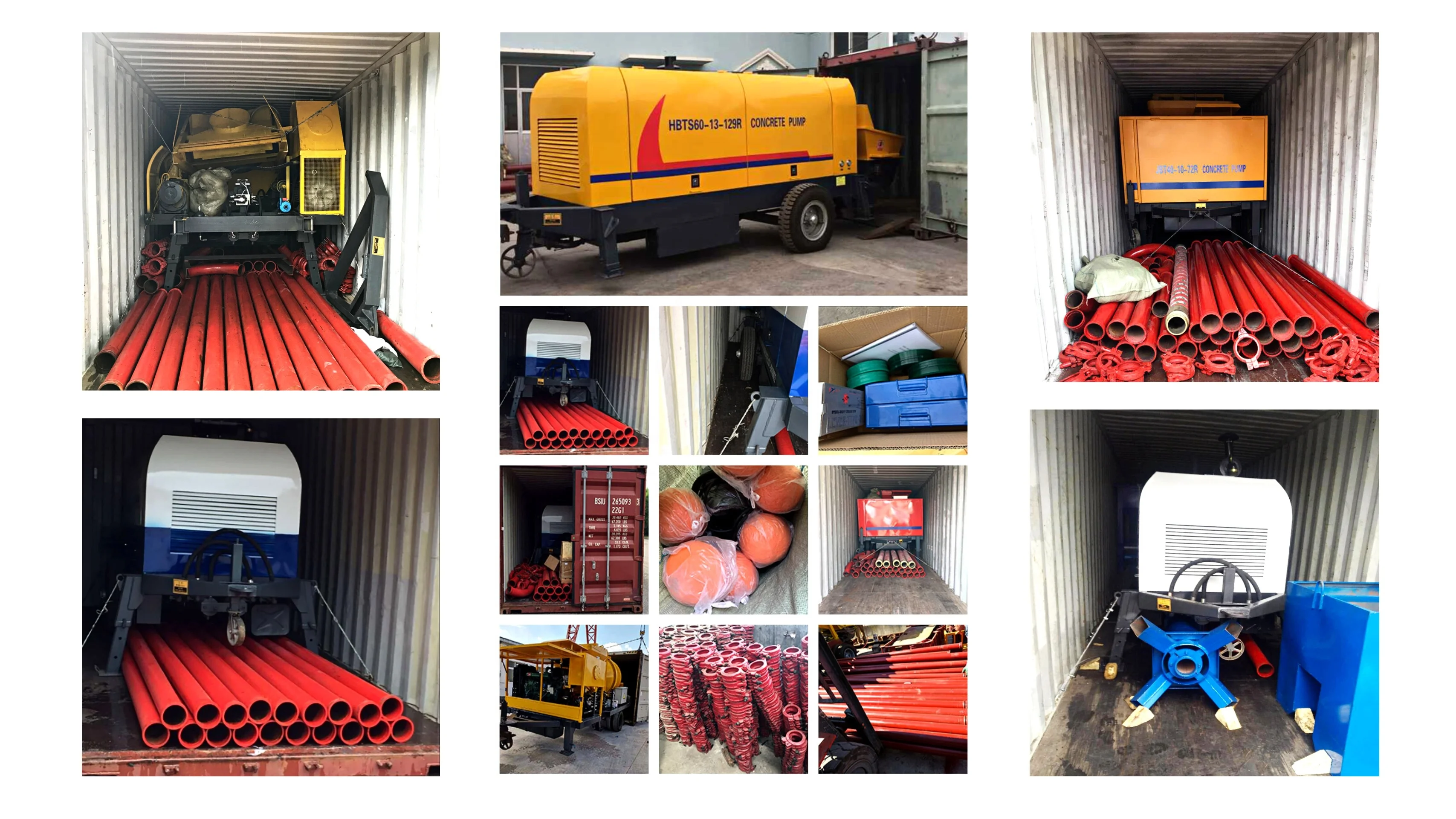 mobile small Cheapest 30m3/h to 90m3/h concrete pump portable concrete pump mini machine for sale
