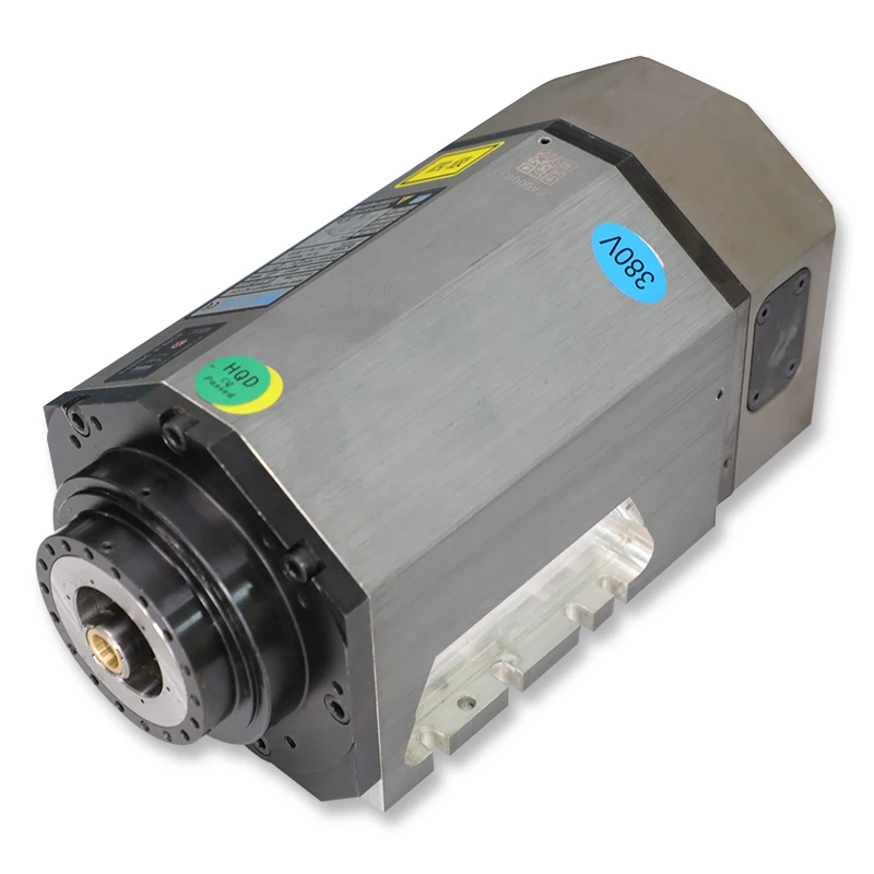 HQD GDL65-HSK63F-24Z/12 12KW HSK63F water cooling ATC Wood Engraving CNC gdz spindle atc motor