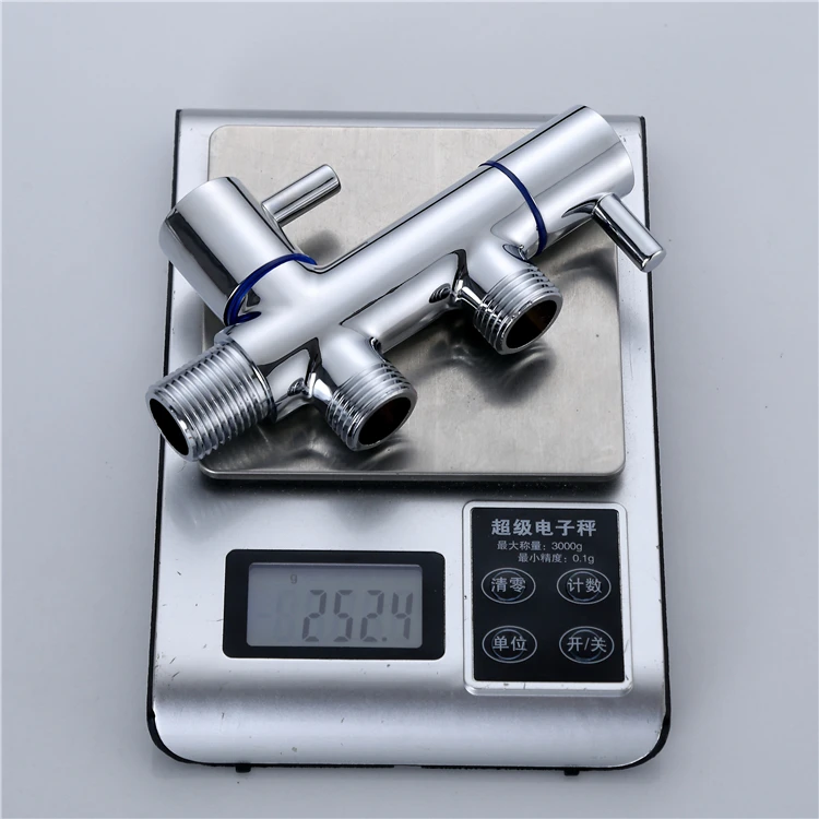 Корпус из латуни 3 степенями свободы Туалет угловой клапан ванная комната accessoriesbrass Way латунного углового клапана