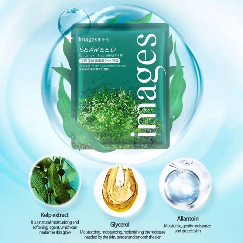 OEM/ODM IMAGES deep seaweed skin improve dry tender skin moisturizing mascarillas facial
