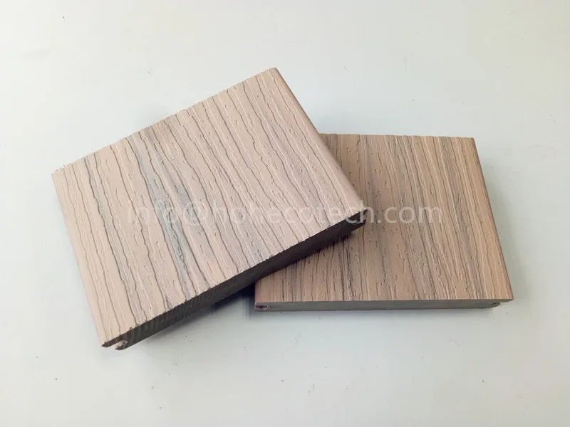 Outdoor Wood Recycled Plastic Solid Composite Wpc Decking Co-extrusion Outdoor Flooring Garden Floor Deck
