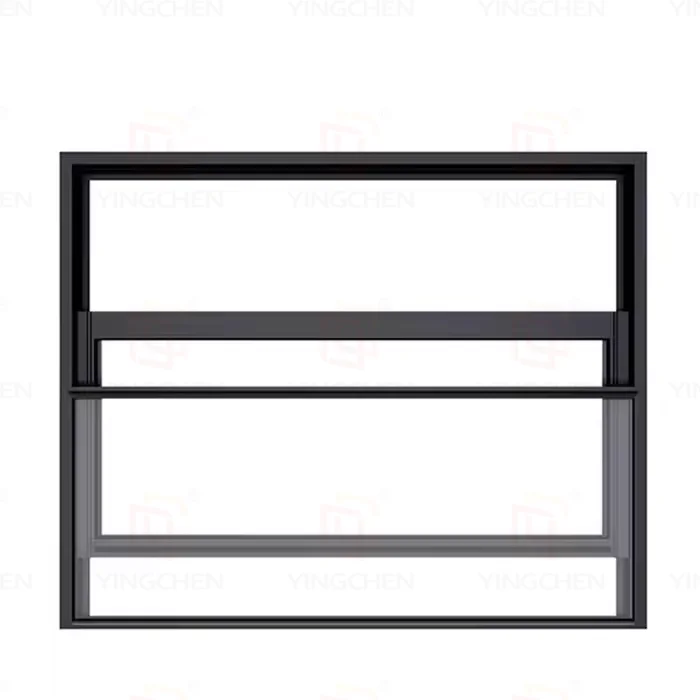 Modern design aluminum alloy picture windows thermal insulation sound proof bay window for house