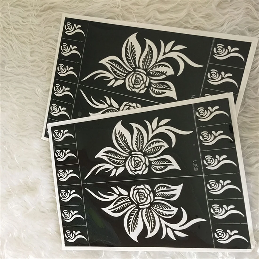 Henna Stencils DUBAI Arab style Simple And Exquisite Waterproof Thickening Custom Temporary Tattoo Sticker